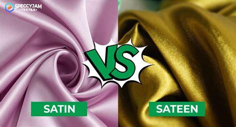 satin vs sateen.